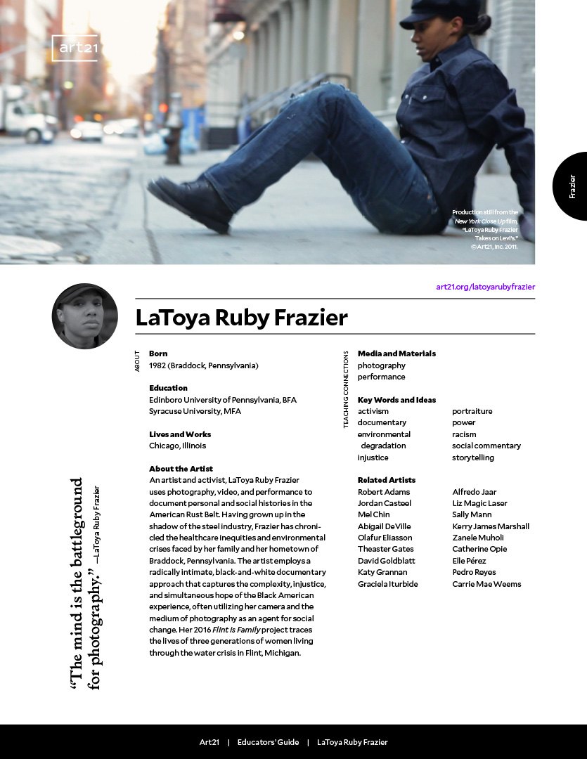 LaToya Ruby Frazier Takes on Levi's | Art21