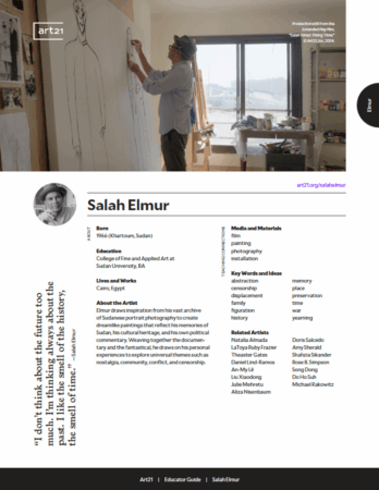 Educator Guide Cover for Salah Elmur.