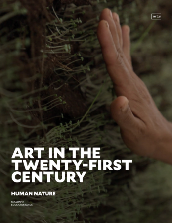 Cover image for "Art in the Twenty-First Century Human Nature" Educator Guide