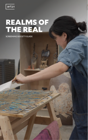 Cover image for "Realms of the Real" Screening Society Guide